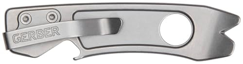 Gerber Gear Shard XL EDC Multi-tool 6-in-1 Keychain Multitool with Pry Bar, Wire Stripper and Bottle Opener, Stainless Steel