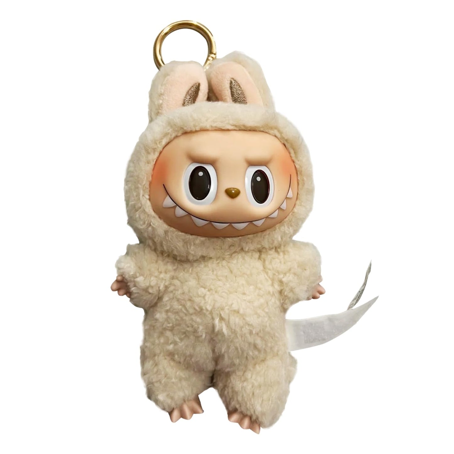 WESUN Keychain Accessory Decor, Keychain Decoration backpacks Bag Pendant, Collection Plush Hanging (Khaki)