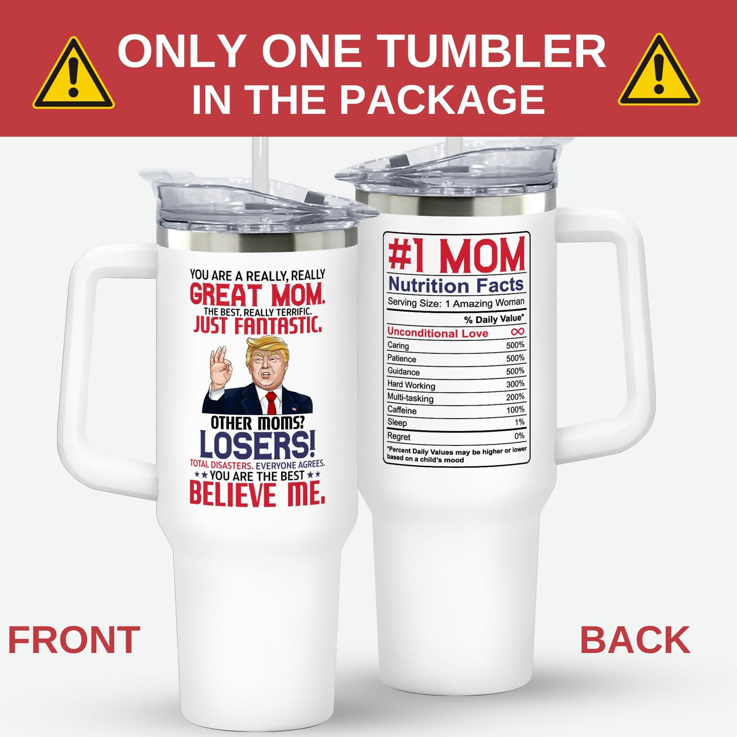 UMACVN Gifts for Mom from Daughter Son - Mothers Day Gifts for Mom Wife - Birthday, Mother's Day, Christmas Gift Ideas for Moms - Gift for Mama, Moms, Mother from Kids - 40 Oz Stainless Steel Tumbler
