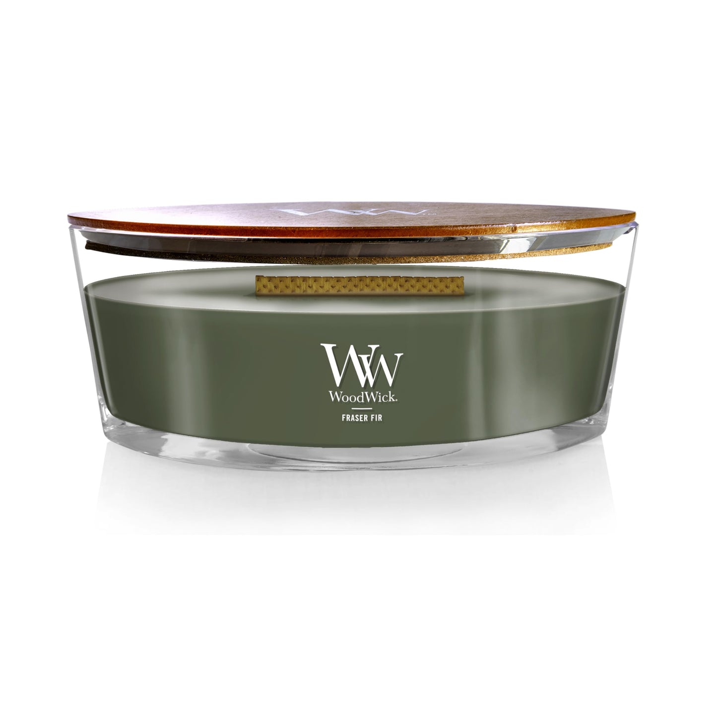 Woodwick Ellipse Scented Candle Frasier Fir Scented Up to 50 Hours Burn Time Great for Any Home Decoration or Holiday Gift Ideas 16oz
