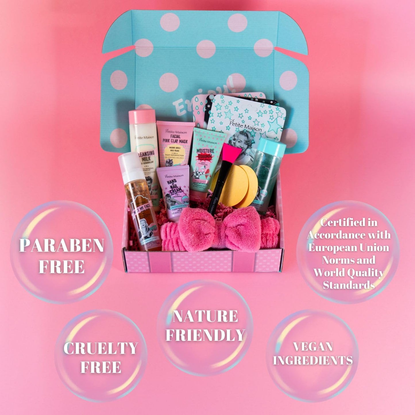 13-Piece Pampering Gift Set for Teen Girls and Women - Skincare Products in Stylish Gift Box - Great Birthday and Facial Gifts