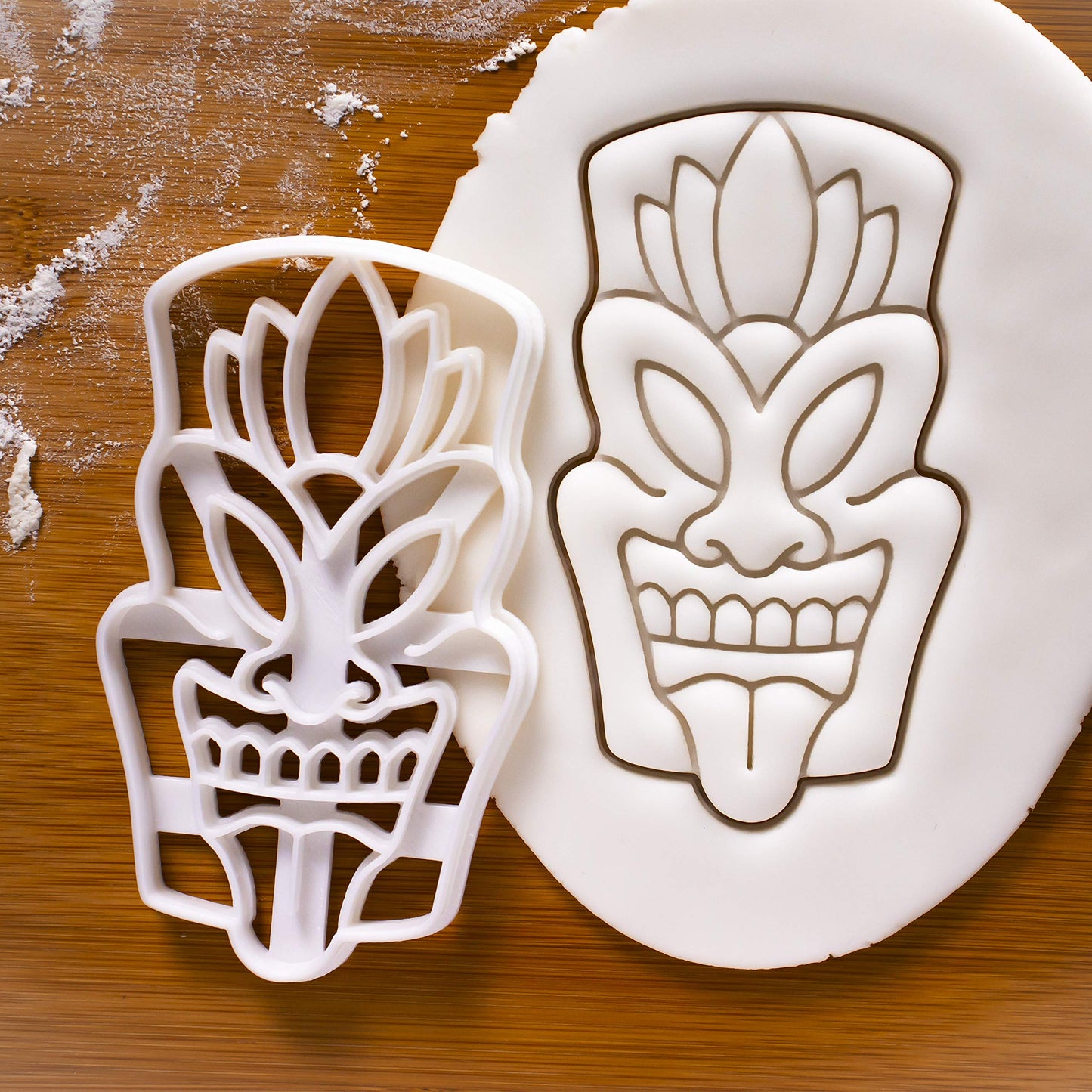 Warrior Tiki Mask cookie cutter, 1 piece - Bakerlogy