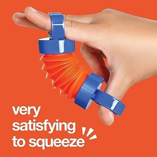 Finger Poppers Fidget Toy for Kids - Hand Exercisers Pop Tube Mini Fidget Toys - Sensory Toy for Girls and Boys - Finger Strengthener Occupational Therapy Toy Stocking Stuffers - Pack of 10