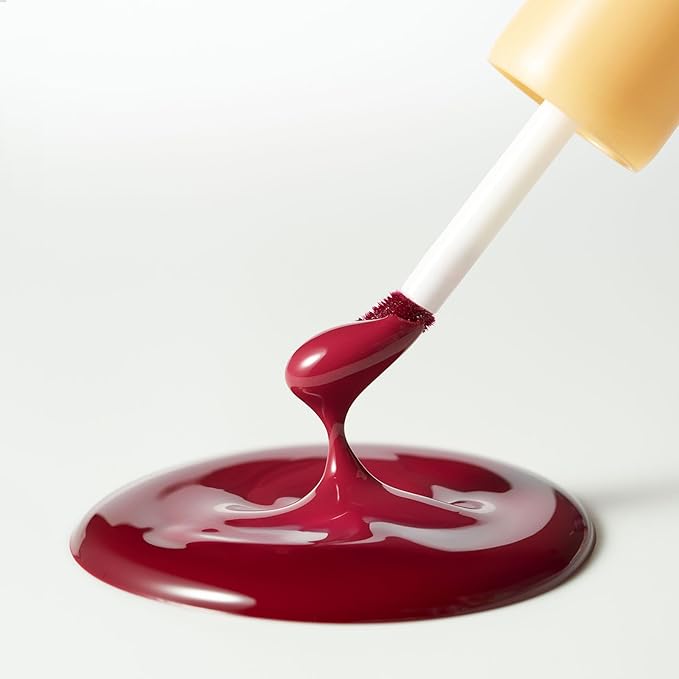 Laka Fruity Glam Lip Tint Mini, Glowing Lip Stain with Wide Color Spectrum, Hydrating & Lightweight Texture, Long-Lasting Bold Stain, Non-Sticky, Vegan, K-Beauty (#128 Like)