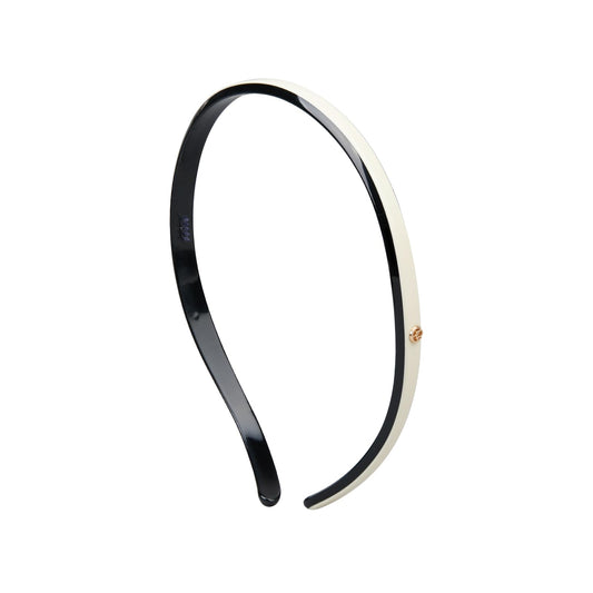 EVITA PERONI Hair Band Designed for Eyewear Black and Off White Glasses headband No Pressure, No Headache, Comfortable Headbands for Women Non Slip, Head Bands for Women's Hair