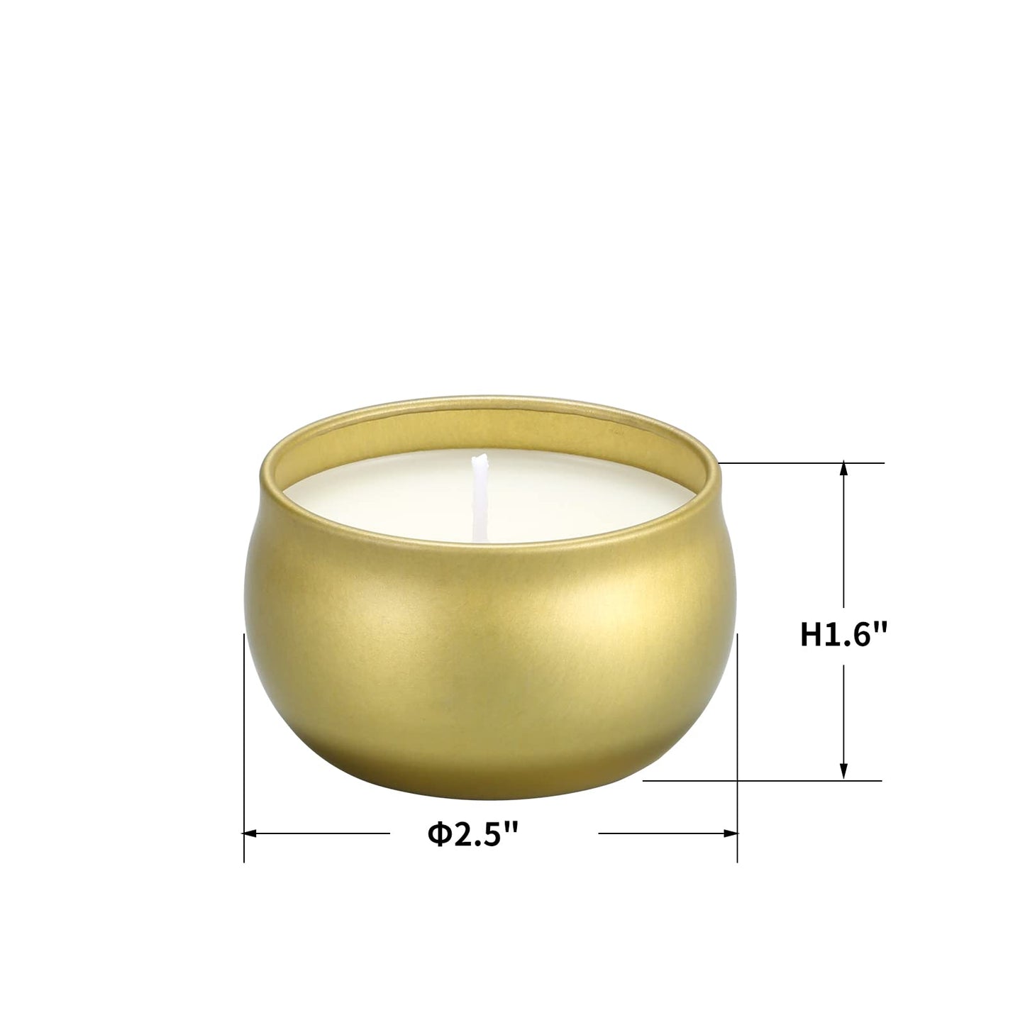 qinxiang Scented Candles Gifts Set,16 Pack Natural Soy Wax Travel Tin Jar Candles for 2.5 OZ Aromatherapy Candles for Family Gatherings, Festive Candles