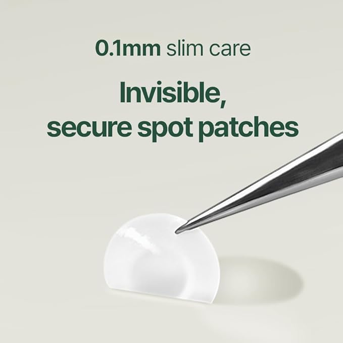 Pyunkang Yul PKY Calming Clear Spot Patch (Slim Care)145 count Quick, Adhesive & Invisible Oval Fit Stickers, Hydrocolloid Acne Spot Cover, Pimple Focused Skin Care for Blemishes and Zit, 2 Sized