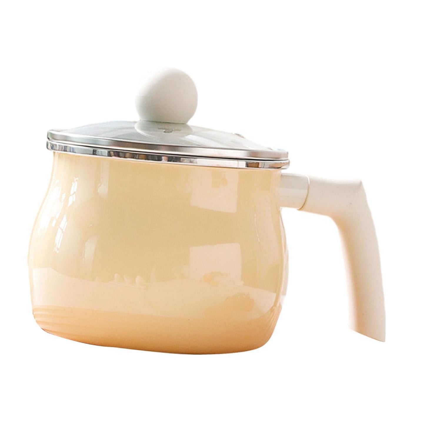 Llazsybz Saucepan Cooking Pot for Cooking Gifts Multifunctional Kitchenware Kitchen Supplies for Kitchen Dining Room Camping Party, Yellow