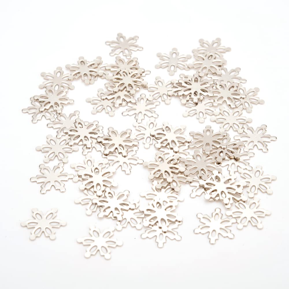 PowerTRC Toy Magnetic Desktop Sculpture (Snowflakes) | Mini Magnetic Art Decoration for Desktop | Fun Stress Relief Office Gift (2 Packs)