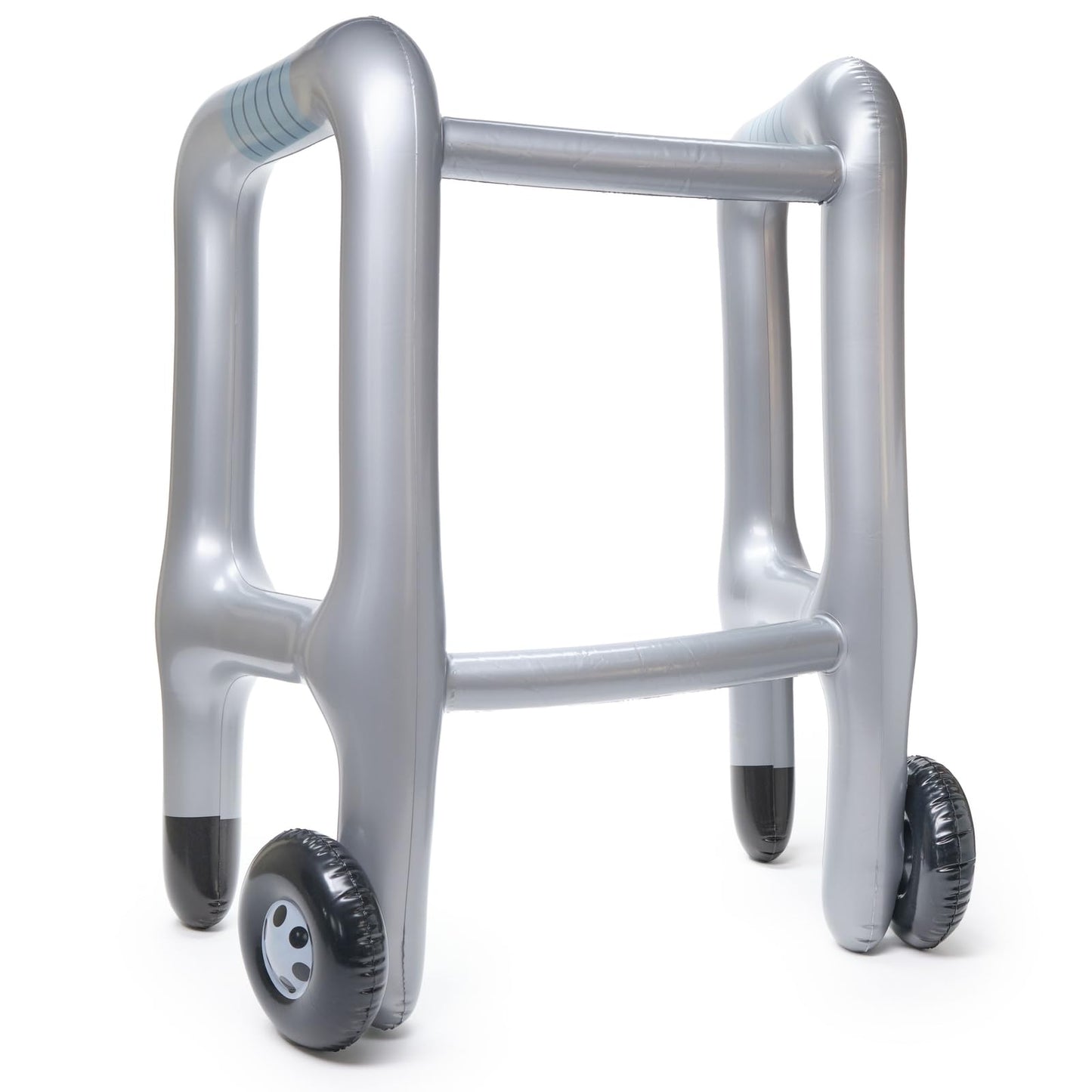 Okuna Outpost 2 Pieces Inflatable Walker and Cane - Funny Gag Gift for Over The Hill Birthday Decorations, 100 Days of School Joke Props - Funny Party Decorations