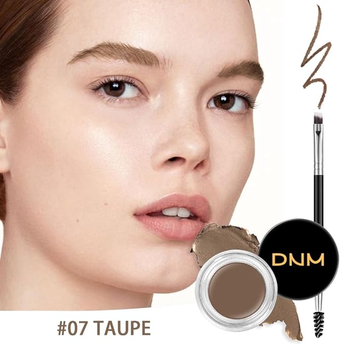 evpct Eyebrow Stencils Kit for Women Shaping, Eyebrow Shaper Makeup Kit, Eye Brow Stencil Shaper Tinting kits for Women, with Eyeliner, Eyebrows Pencil, Pomade, Brush and 10 Stencils, 07# TAUPE