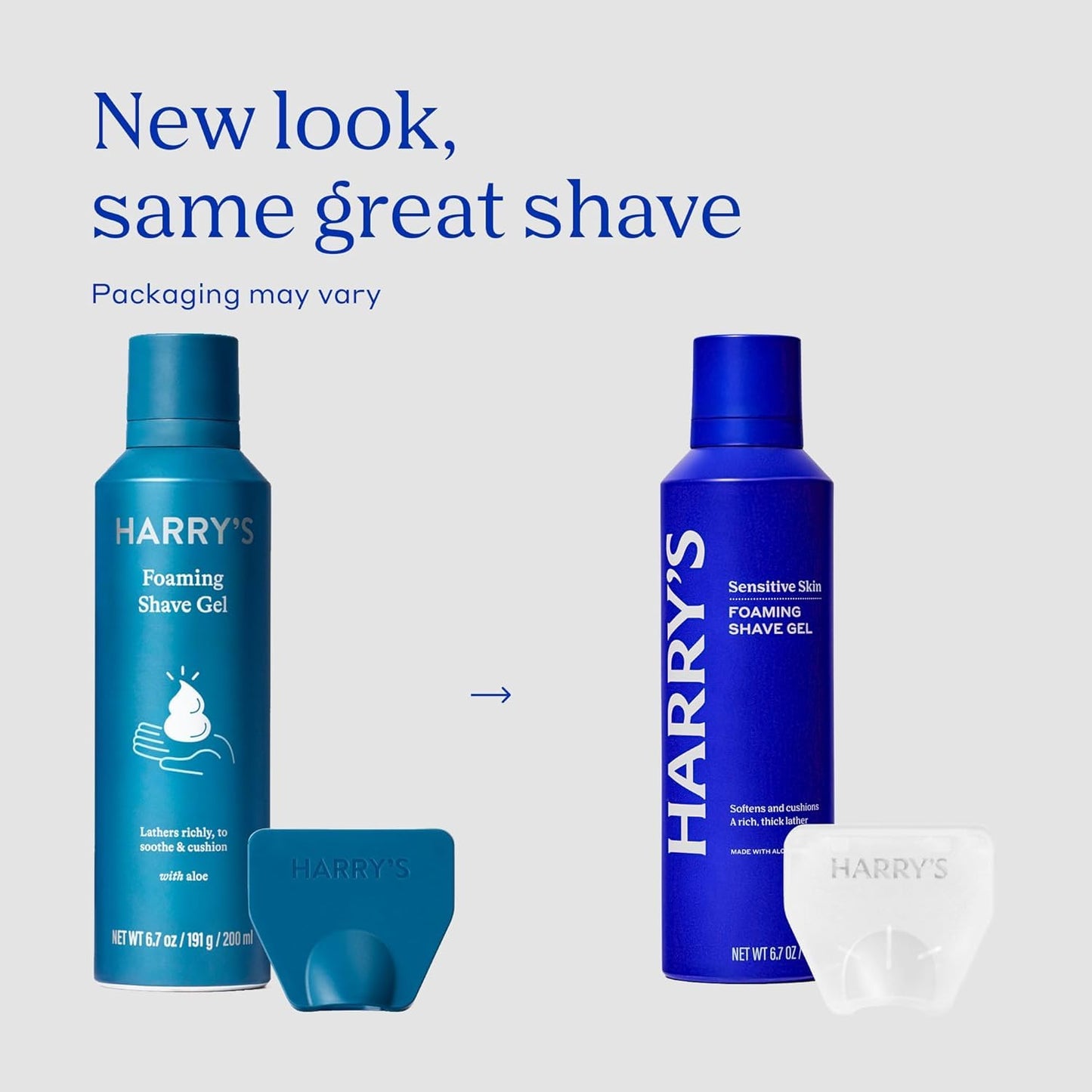 Harry's Shaving Kit for Men - Razor Handle, 5 Razor Blade Refills, Foaming Shave Gel, and Travel Blade Cover - Ember