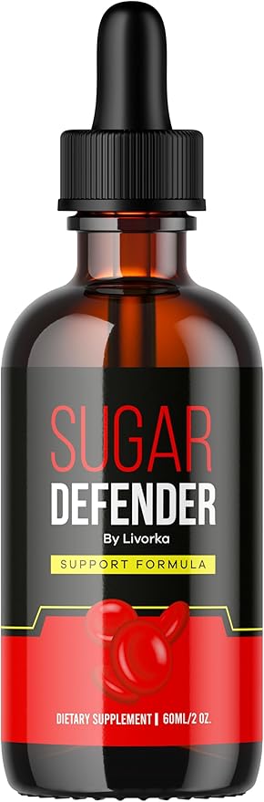 Sugar Defender - Sugar Defender Drops, Sugar Defense Super Formula, Sugar Defender 24, Sugar Defender Supplement, Sugar Defender Liquid, Defender Drop, Sugar Metabolism (60 Capsules) -1Pack