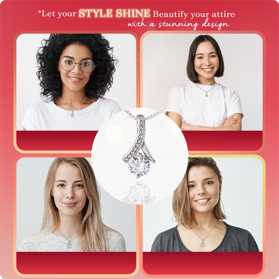 Larvincy To My Boyfriends Mom Necklace With Heartfelt Message & Elegant Box - Boyfriend Mom Gifts From Girlfriend On Birthday, Mothers Day, Christmas Or Special Occasion