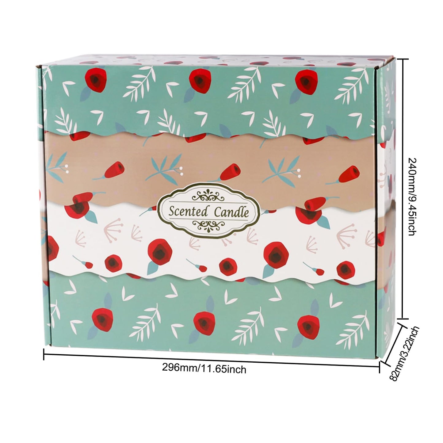 20 Pack Strong Scented Candles Gift Set with 10 Fragrances for Home and Women, Aromatherapy Soy Wax Glass Jar Candle