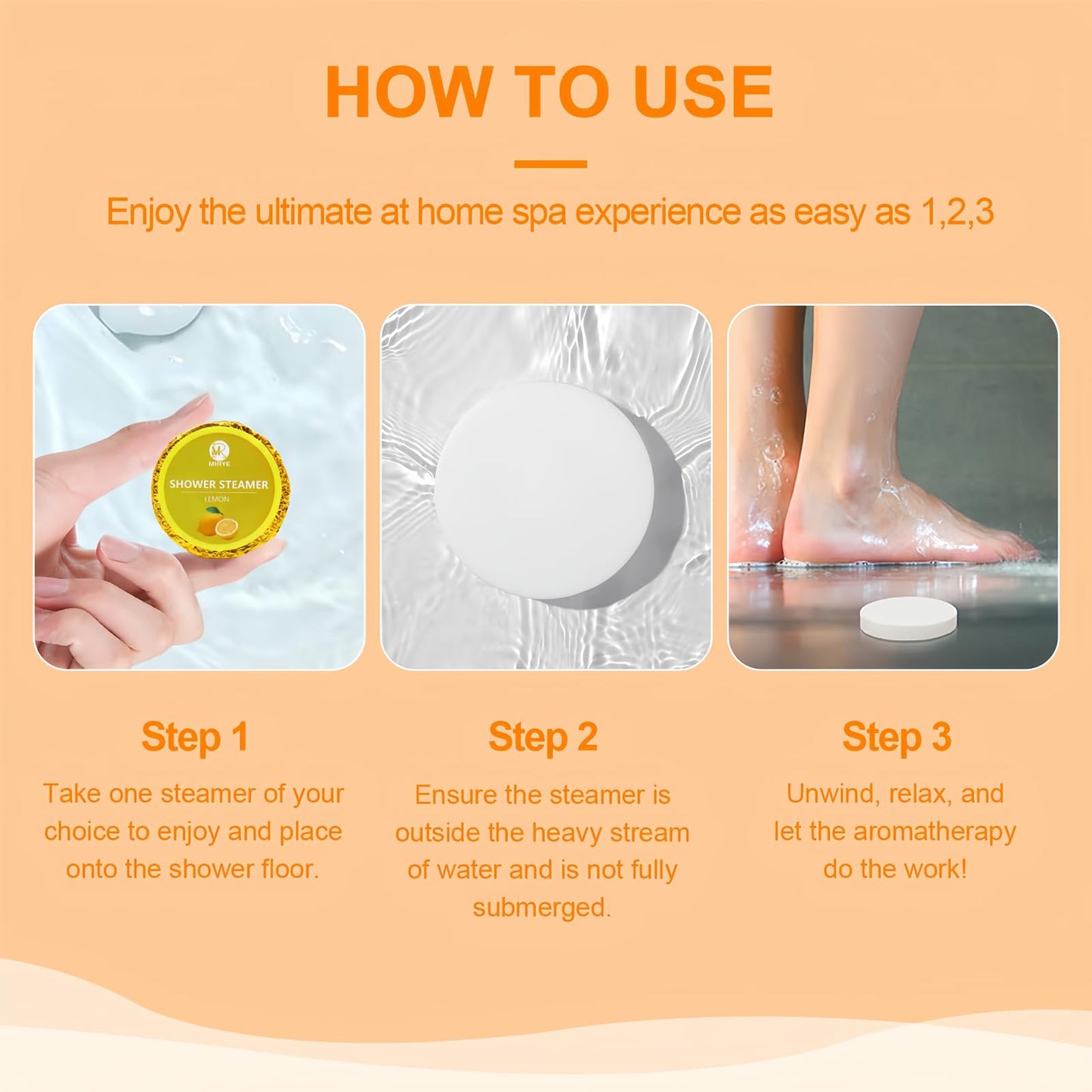 Shower Steamers Aromatherapy, 30-Pack Shower Steamer for Women Men, Shower Bombs with Essential Oils Stress Relief and Self Care, Birthday Gift for Mom, Dad, Wife, Daughter, Son, Friends