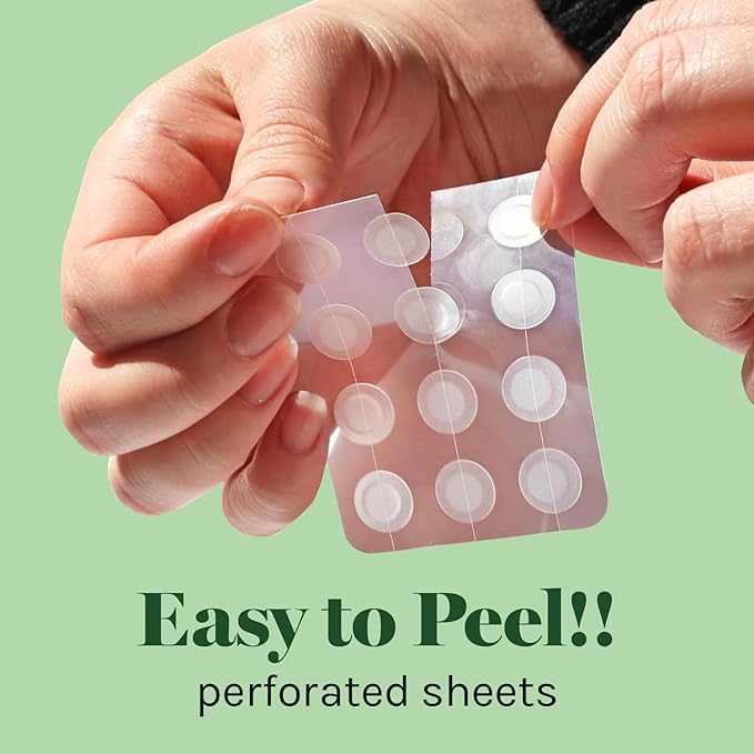 AOA Studio Absorbing Cover Healing Invisible Acne Patch Blemish Spot, Treatment, Facial Acne Patch Vegan, Cruelty Free, Hydrocolloid, Two Sizes 10mm 12mm (Total 84 Counts)