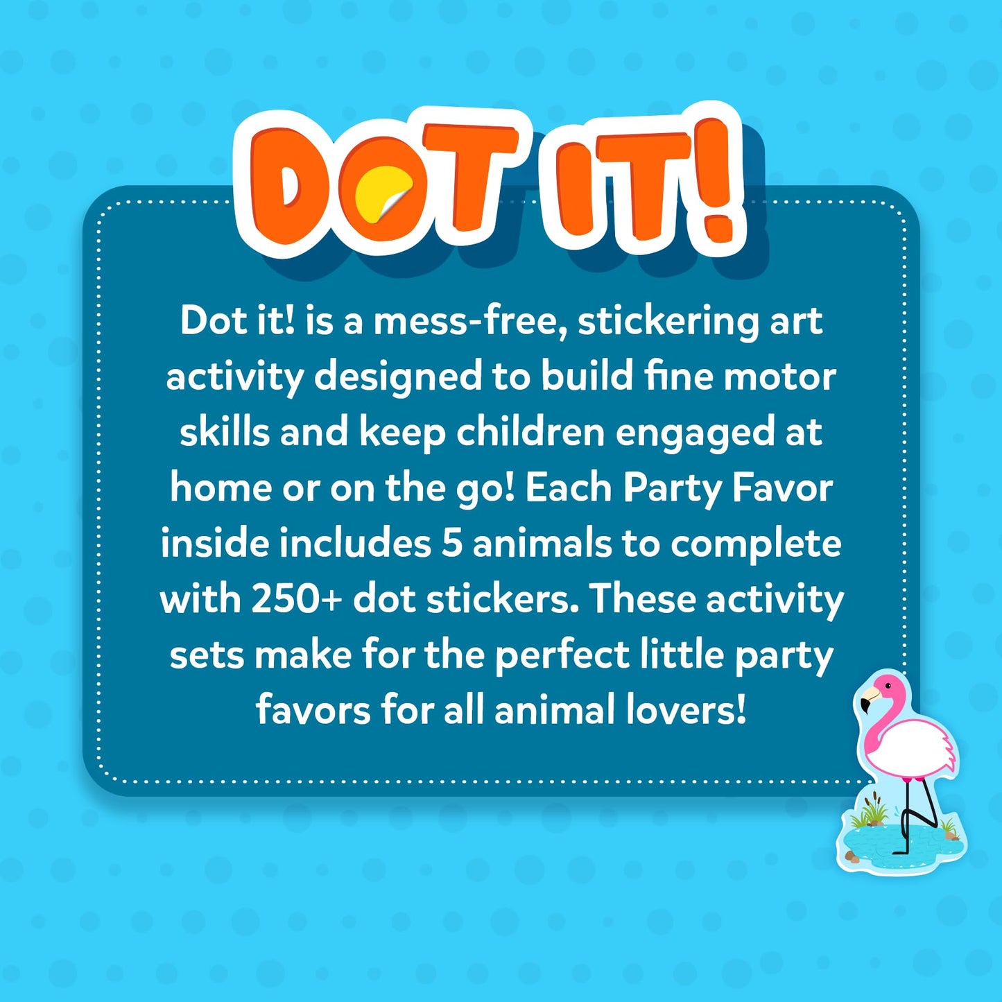 Skillmatics Party Favors (Pack of 15) - Dot It Animal Sticker Art for Kids, 500+ Stickers, Mess-Free Crafts, DIY Travel Activity, Return Gifts for Boys & Girls Ages 3, 4, 5, 6, 7