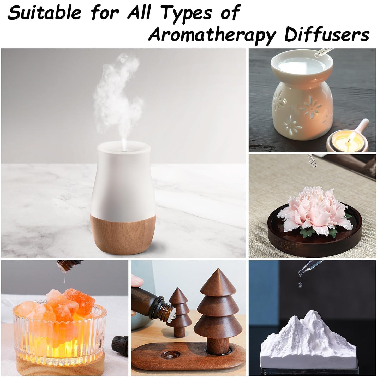 BISIRBAT 30 Aromatherapy Oils Set - Essential Oils for Diffuser, Air Freshening,Aromatherapy,Humidifiers,Massage, Candle&Soap Making, Laundry (5ml)