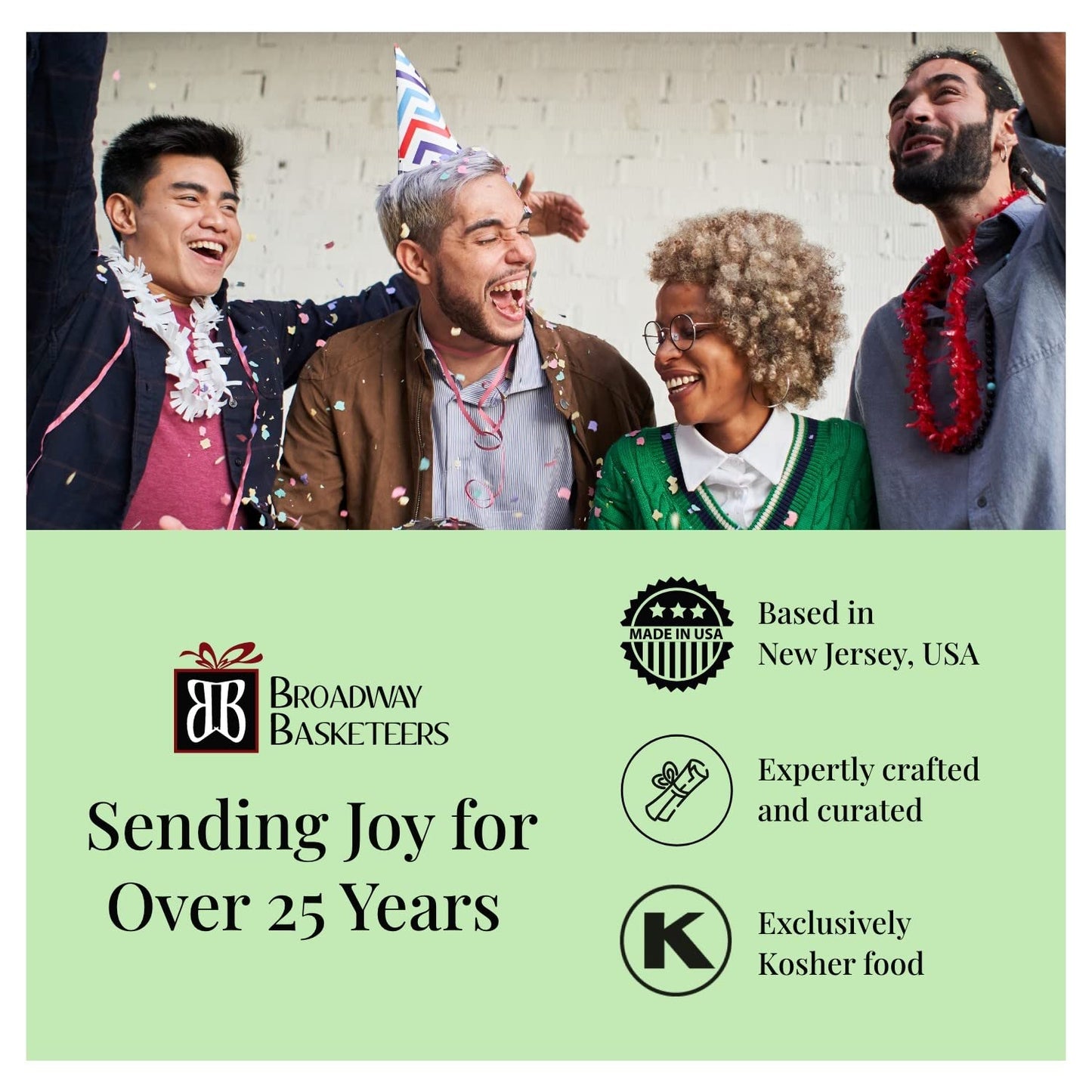 Broadway Basketeers Happy Birthday Festive Gift Tower by Broadway Basketeers