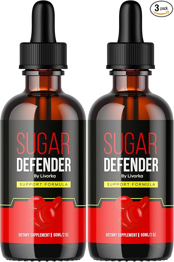 Sugar Defender - Sugar Defender Drops, Sugar Defense Super Formula, Sugar Defender 24, Sugar Defender Supplement, Sugar Defender Liquid, Defender Drop,Sugar Metabolism (60 Capsules) -3Pack