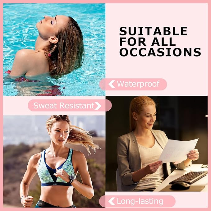 Eyebrow Color Kit with Brow Color & Eyebrow Pencil, 2-in-1 Natural Effects Eyebrow Makeup Set, Easy & Safe to Use 10ml - Medium Brown