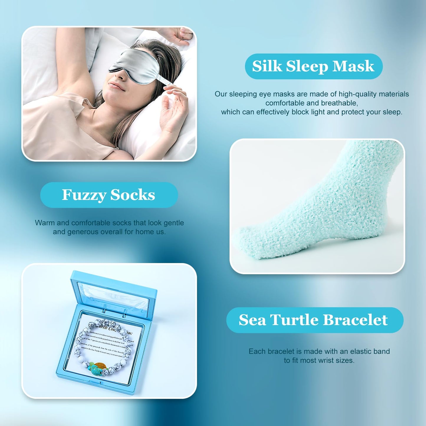 Sea Turtle Gifts for Women Gift Baskets Birthday Gifts Womens Gift Set Relaxing Spa Gift Luxury Valentines Day Christmas Gift for Women Mom Her Friend Grandma Adults