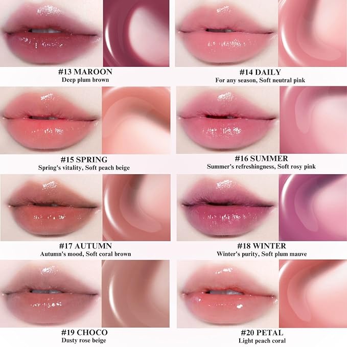 BBIA Glow Tint – Lip Plumping Volumizing Glossy & Glowy Lip Stain Naturally Moisturizing Comfortable Texture Lightweight Long-Lasting Vivid Color Non-Sticky Korean Makeup (00 ROSY, Pack of 1)
