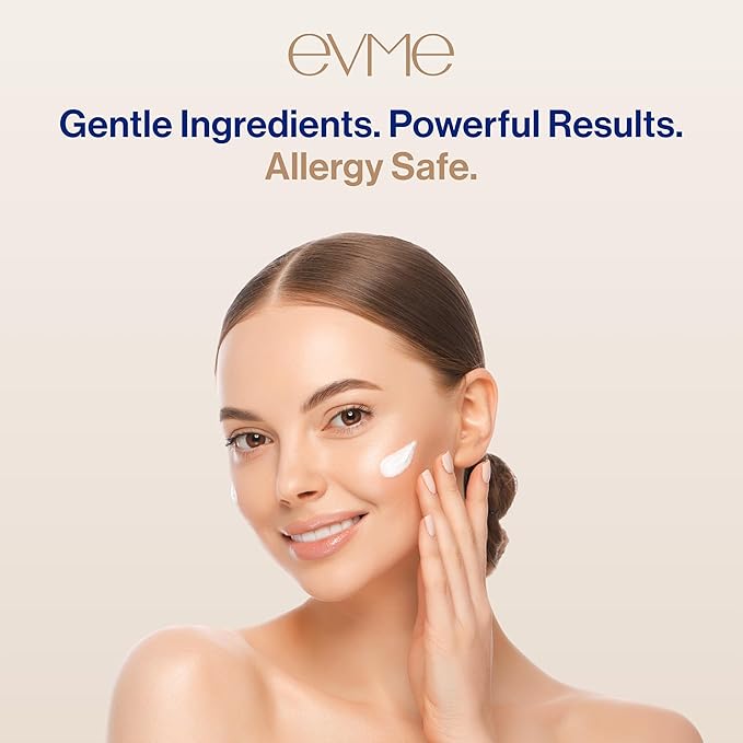 Evme Boosting Serum – Hydrating Antioxidant Serum with Sodium Hyaluronate & Vitamin C – Fragrance-Free, Dermatologist-Tested for Sensitive, Reactive Skin – Soothes, Nourishes & Maintains Skin Barrier