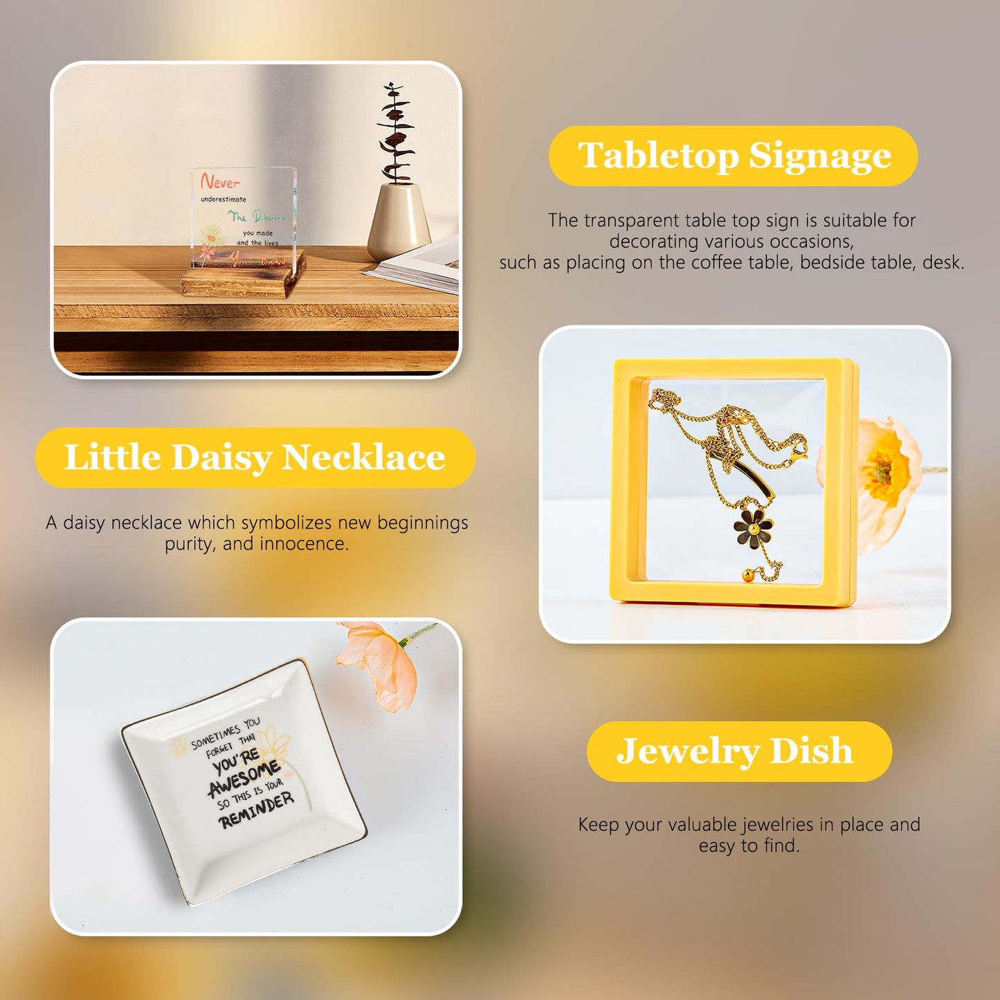 ELSEULAR Coworker Gifts for Women Luxury New Beginnings Gifts New Job Gifts Retirement Going Away Goodbye Farewell Work Gifts Christmas Gift Box for Coworker Leaving