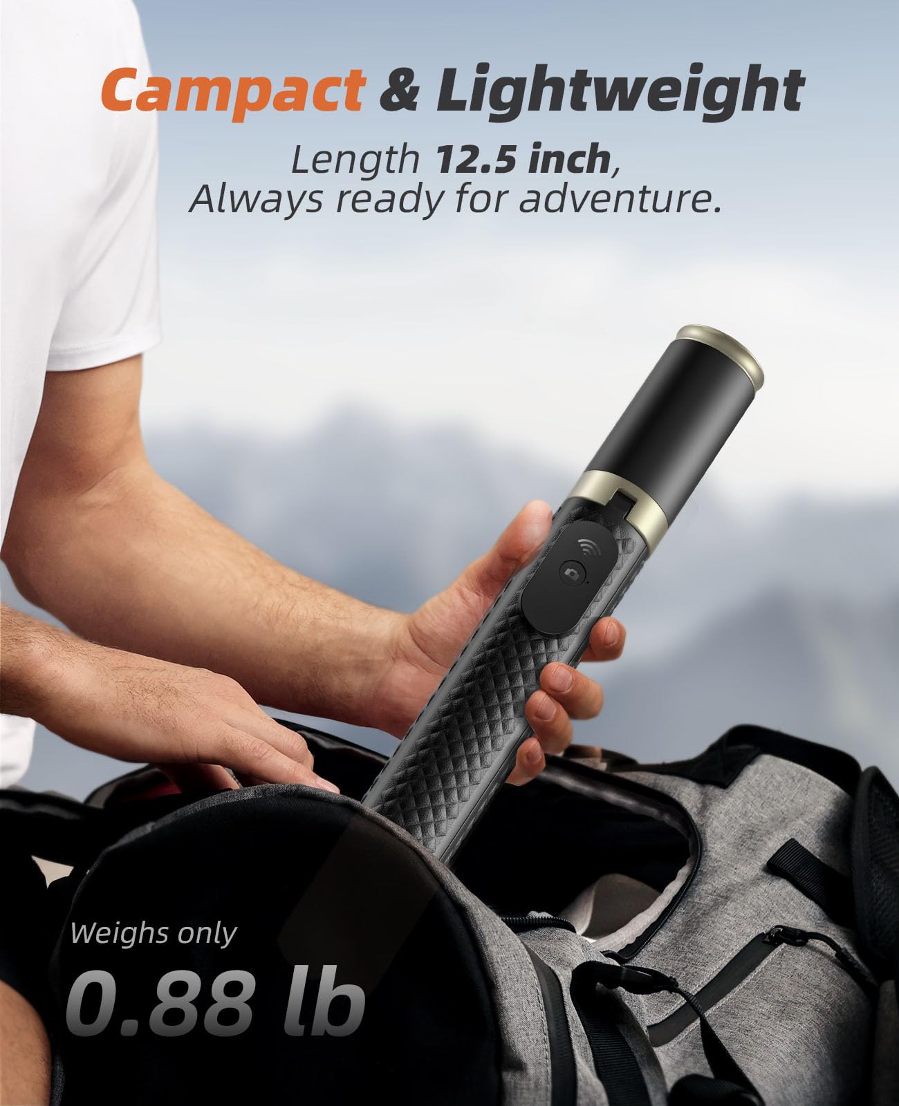 62" Phone Tripod & Selfie Stick, Tripod for iPhone with Remote, Portable, Lightweight Travel Stand for Selfies Video Recording Vlog, Extendable Stand Compatible with iPhone Android