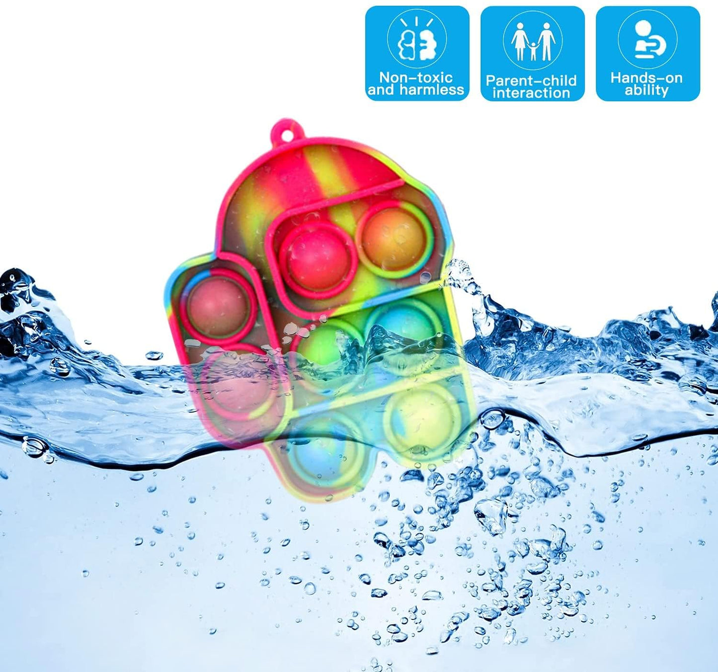 Leeche Premium Pop Party Favors Toys for kids,107PCS Prize Box Toys for All Ages kids,Birthday Party, School Classroom Rewards, Carnival Prizes, Pinata Fillers, Treasure Chest, Goody Bag Fillers