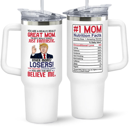 UMACVN Gifts for Mom from Daughter Son - Mothers Day Gifts for Mom Wife - Birthday, Mother's Day, Christmas Gift Ideas for Moms - Gift for Mama, Moms, Mother from Kids - 40 Oz Stainless Steel Tumbler