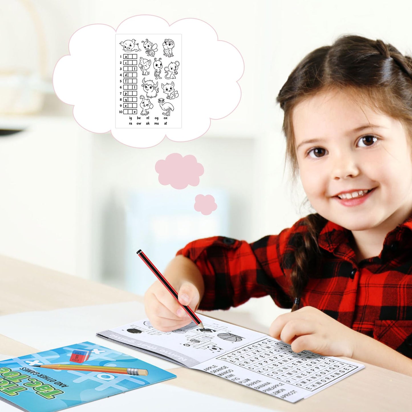 Hungdao 96 Pcs Mini Activity Books for Boys and Girls, Fun and Games, Challenging Activities Include Mazes, Word Scramble and More Bulk Gifts for Students Party Classroom Goodie Bag Stuffers