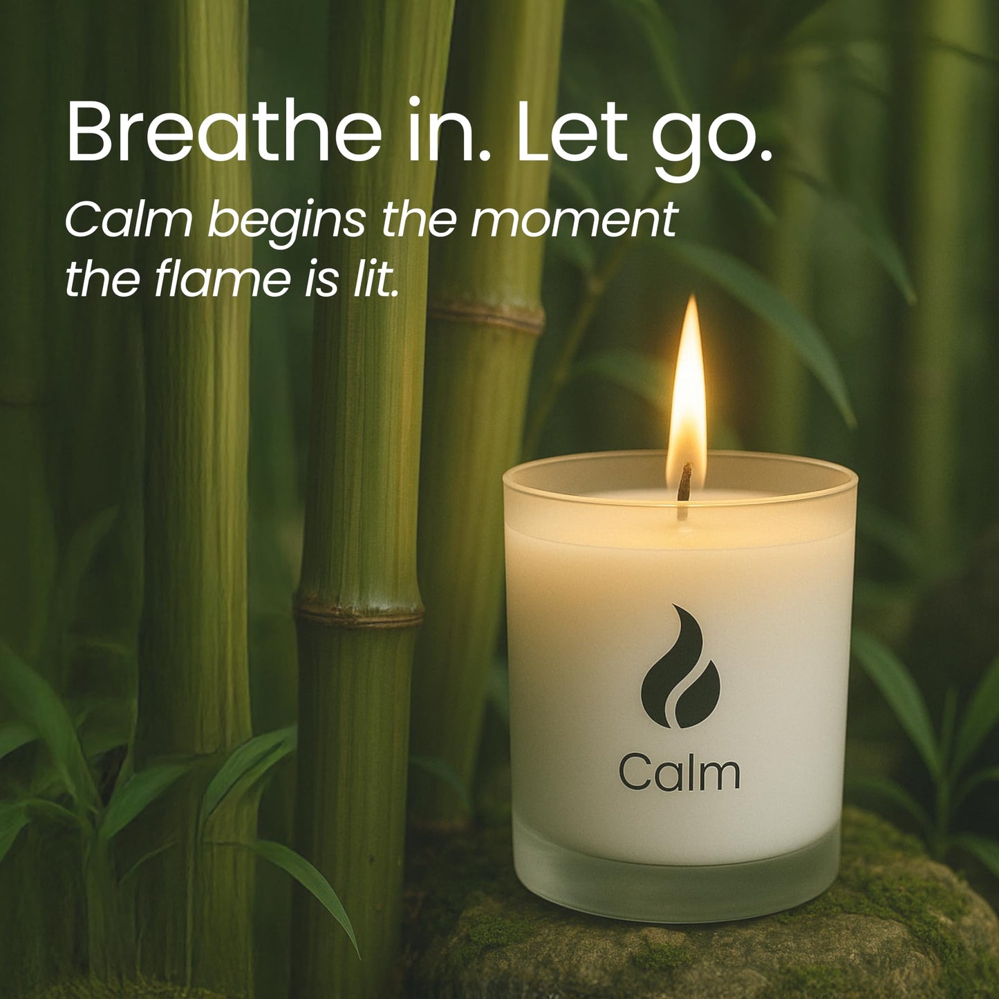 Stress Relief Candles | Lavender, Basil & Jasmine | Calming Candle | Non Toxic Candle | Highly Scented & Long Lasting | Aromatherapy Candle | Scented Candles | Gifts for Women and Men