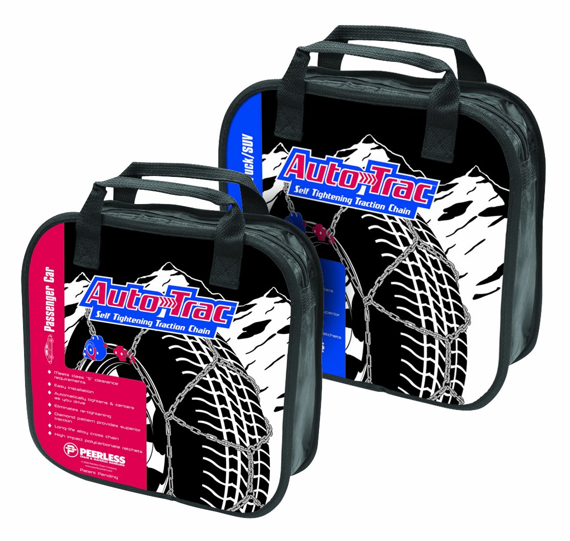 SCC Peerless 0231705 Auto-Trac Light Truck/SUV Tire Traction Chain - Set of 2