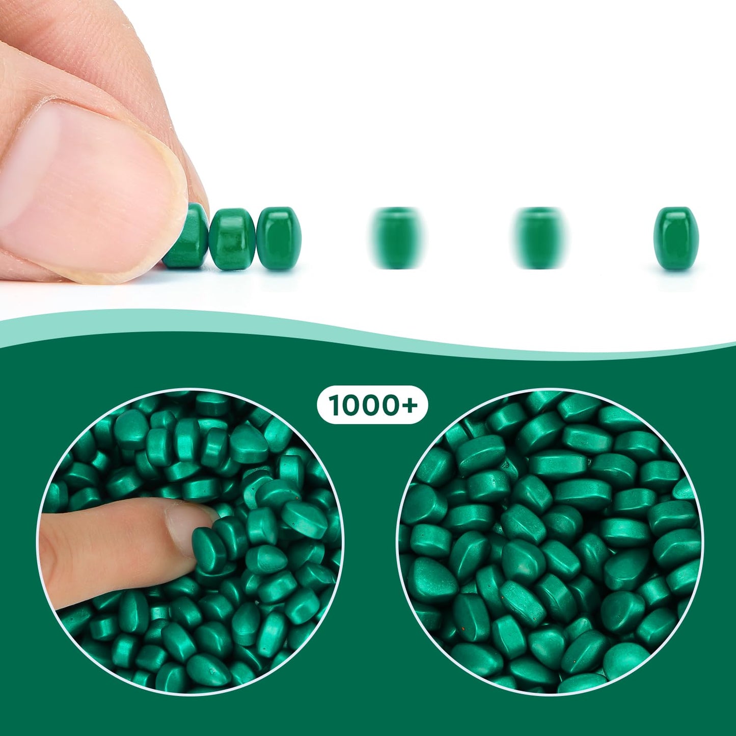 DYRDM 1000+ Original Ferrite Putty Green, Fidget Toy Ferrite Stones for Stress Relief, Sensory Toy for Adults & Teens 14+, Holiday Stocking Stuffer, Ferrite Rocks Fidget Present for Office