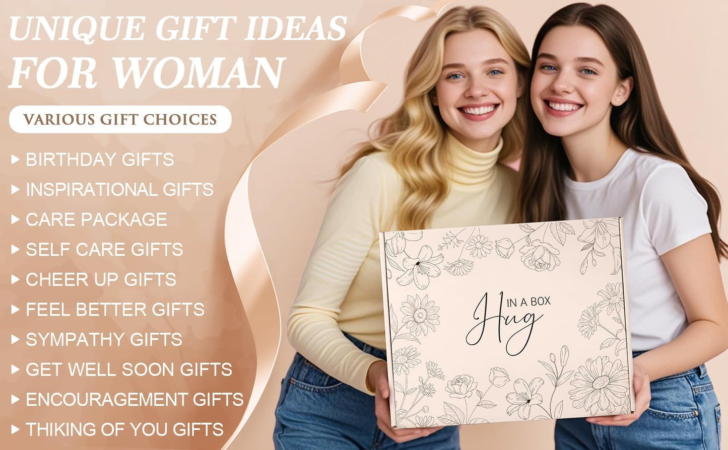 Get Well Soon Gifts Baskets for Women Self Care Gifts, Spa Care Package After Surgery Inspirational Thinking of You Sympathy Gift, Feel Better Encouragement Gift for Women Sick Friends Mom w/ Blanket