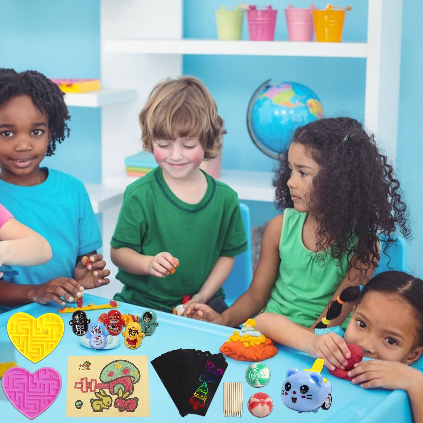 1000Pcs Party Favors for Kids, Fidget Toys Bulk, Birthday Gift Toys, Fidgets Stocking Stuffers, Treasure Box Birthday Party, Goodie Bag Stuffers, Carnival Prizes, Pinata Stuffers, Classroom Prizes