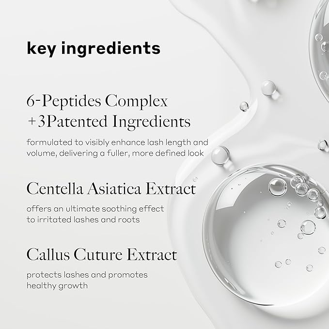 Essential Lash Benefits-Eyelash Growth Serum, Advanced Formula to Enhance Longer, Fuller, and Thicker Lashes, 0.24 fl. oz.