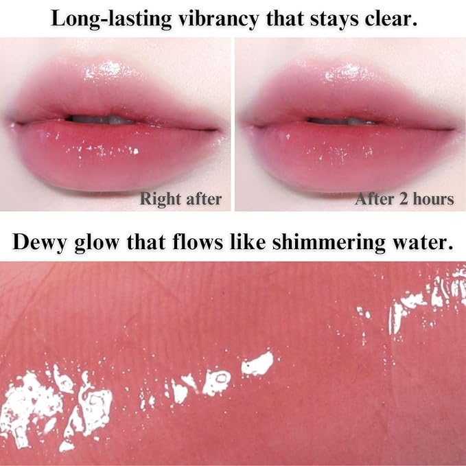 BBIA Glow Tint – Lip Plumping Volumizing Glossy & Glowy Lip Stain Naturally Moisturizing Comfortable Texture Lightweight Long-Lasting Vivid Color Non-Sticky Korean Makeup (12 COCO, Pack of 1)