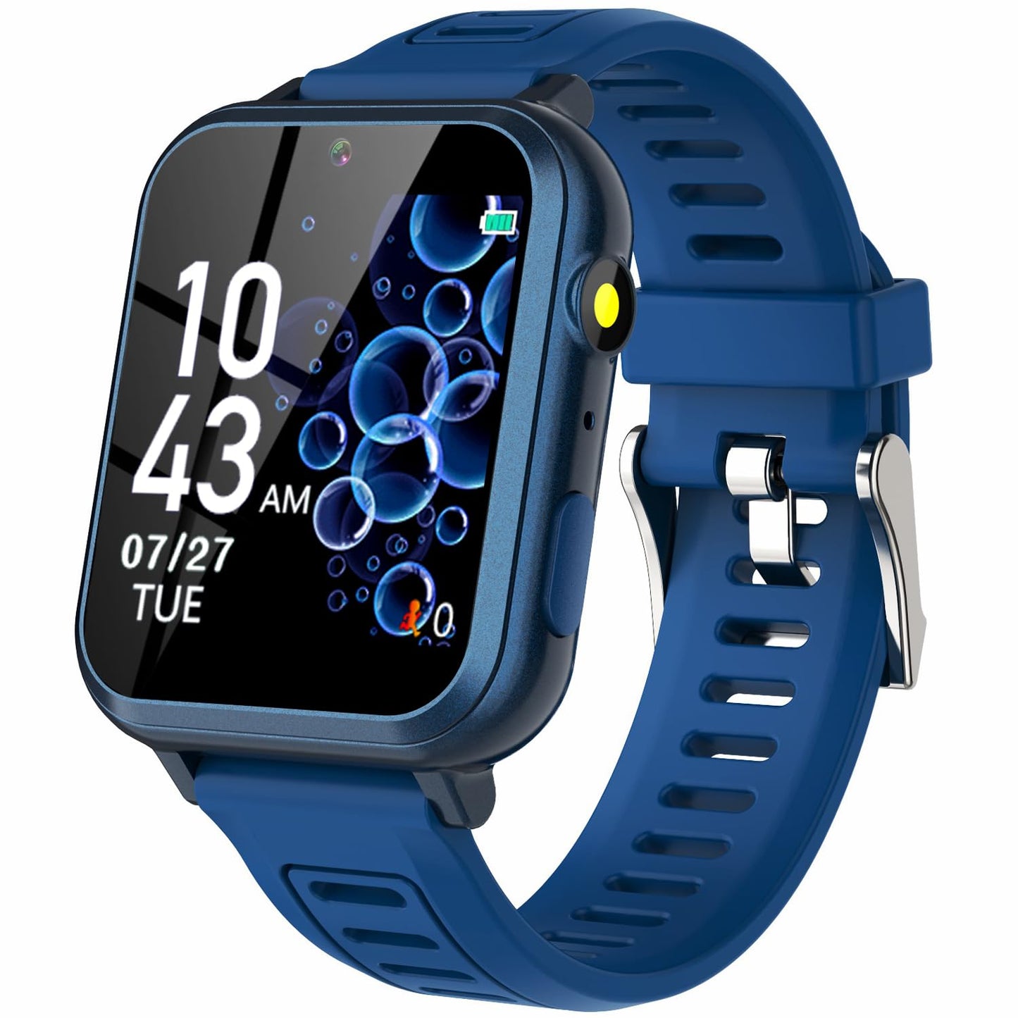 Kids Smart Game Watch with 24 Games HD Touch Screen Video Camera Music Player Pedometer Flashlight Alarm Clock 12/24 hr, Gifts for 5-12 Year Olds Boys