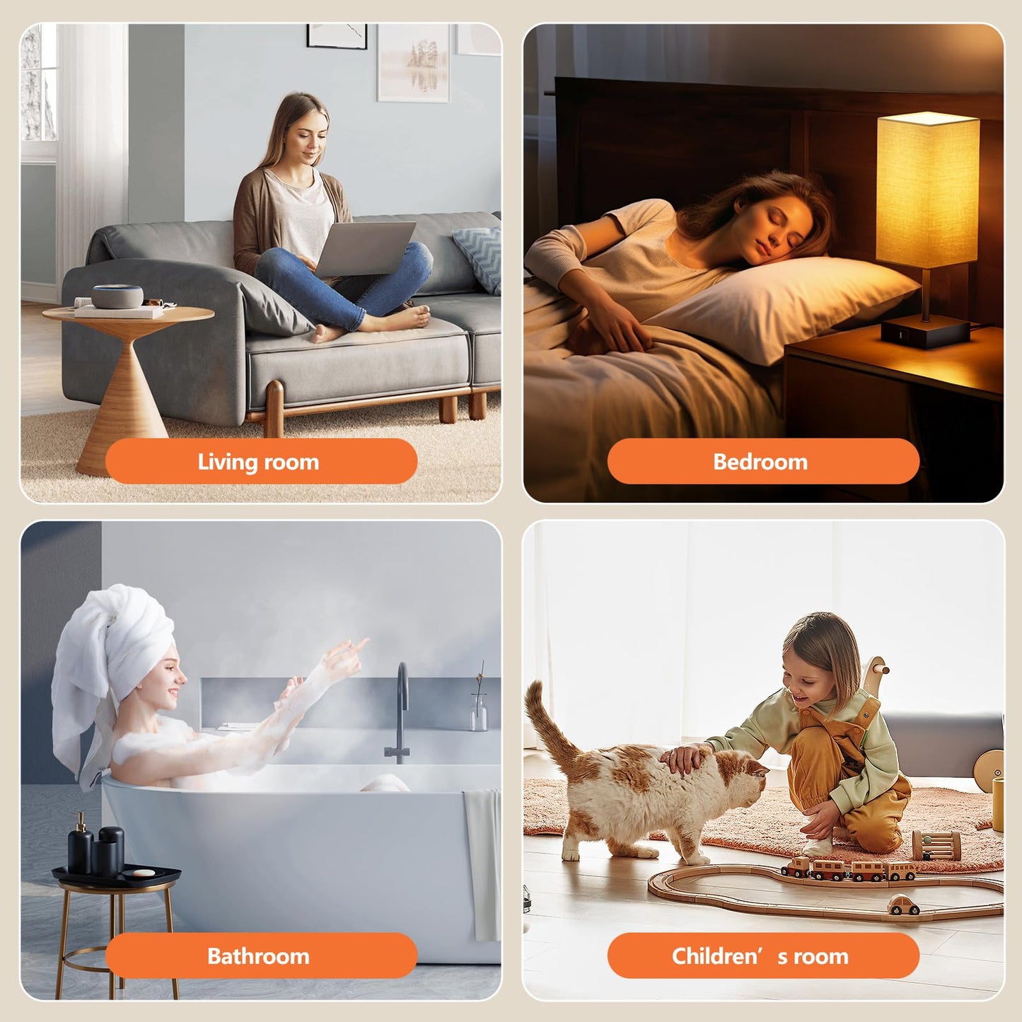 Ultrasonic Essential Oil Diffuser Set with 12 Best Aromatherapy Oils, Gift Box & Bag, Himalayan Salt Lamp Diffuser，Cool Mist Humidifier for Bedroom, Scent Diffusers for Home