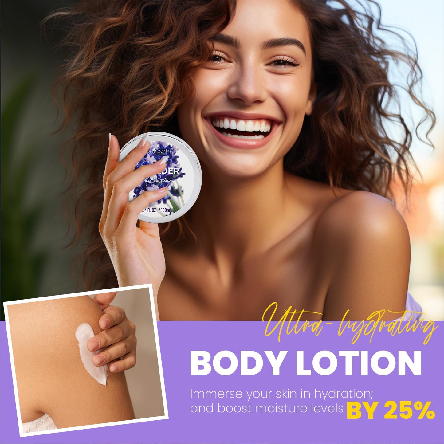 Gift Set for Women Body & Earth Gifts Set Lavender Gift Baskets For Women Bath Sets with Bubble Bath Body Lotion Scented Candle Christmas Gifts