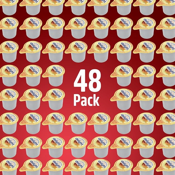 Original Coffee Creamer Singles, 48 Pack of individual coffee creamers, Non Dairy Creamer Cups for Easy Portion Control and Fresh Flavor, Single Serve Coffee Cream for Hotels and Everyday Use
