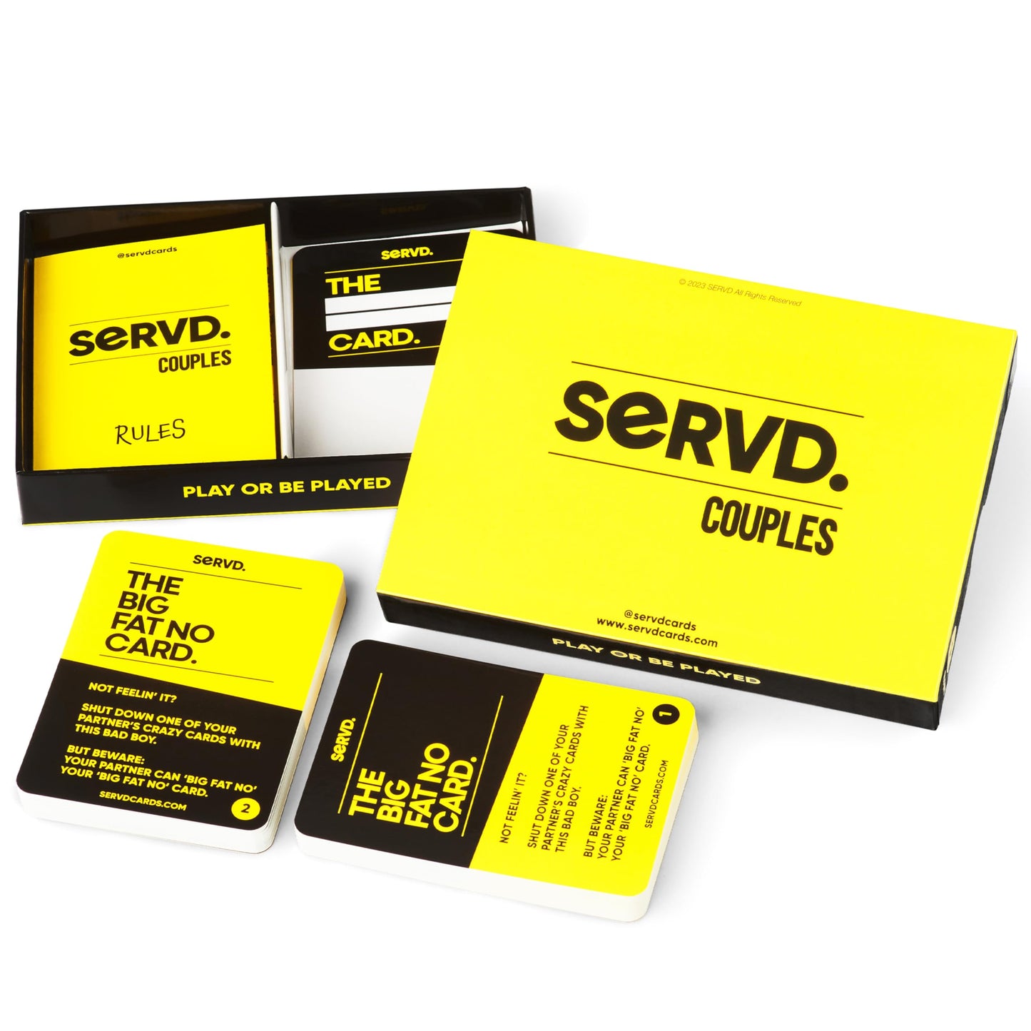 SERVD - Couples - The Hilarious Real-Life Couples Card Game | Funny Gift for Anniversary, Valentine's Day, Christmas, Date Nights & More | Unique Strategy Game