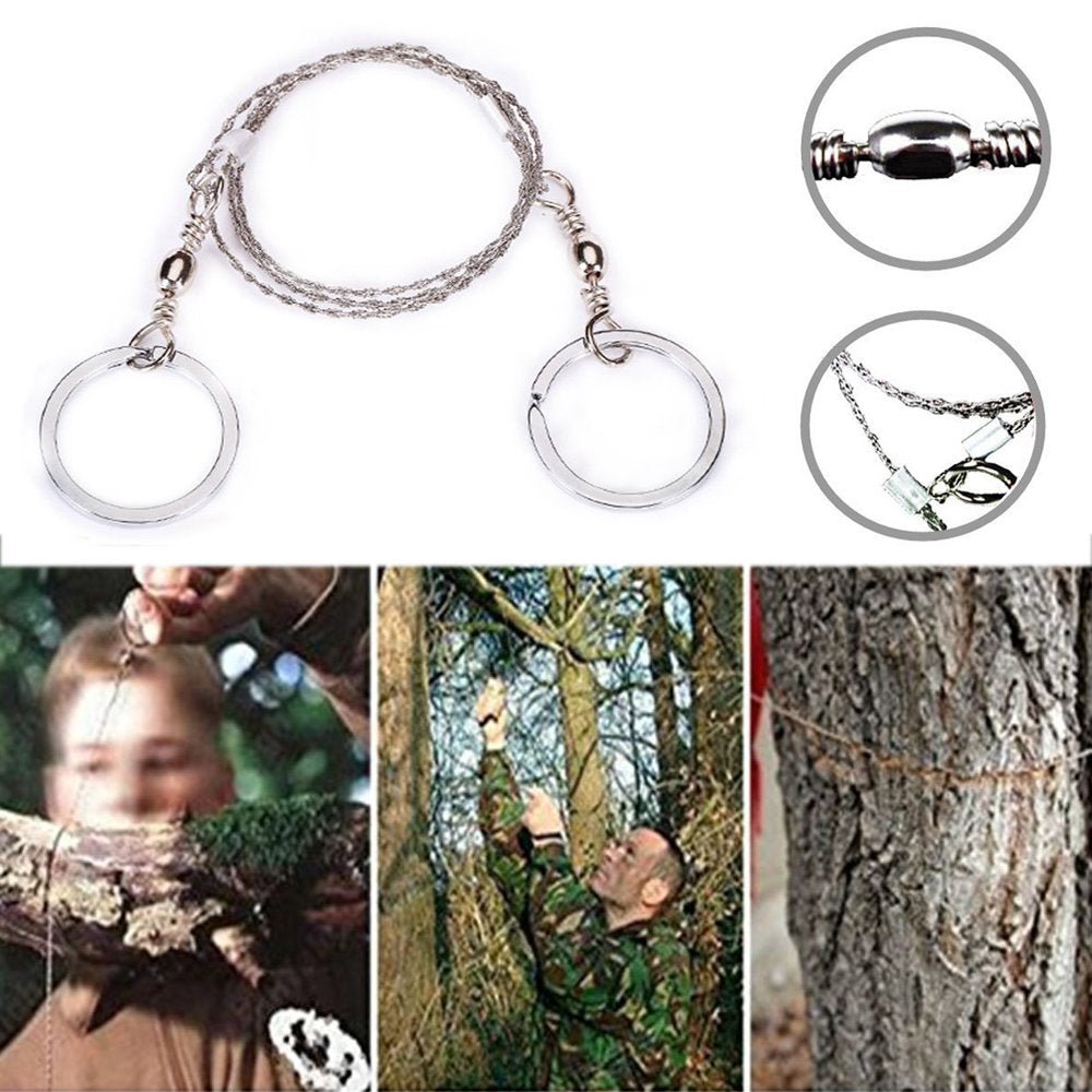 Outdoor Survival Kit 7 in 1,Mini Emergency Survival Gear Small Camping Equipment Pocket Tool Gadgets Stocking Stuffers Ideal for Boys Kids Hiking