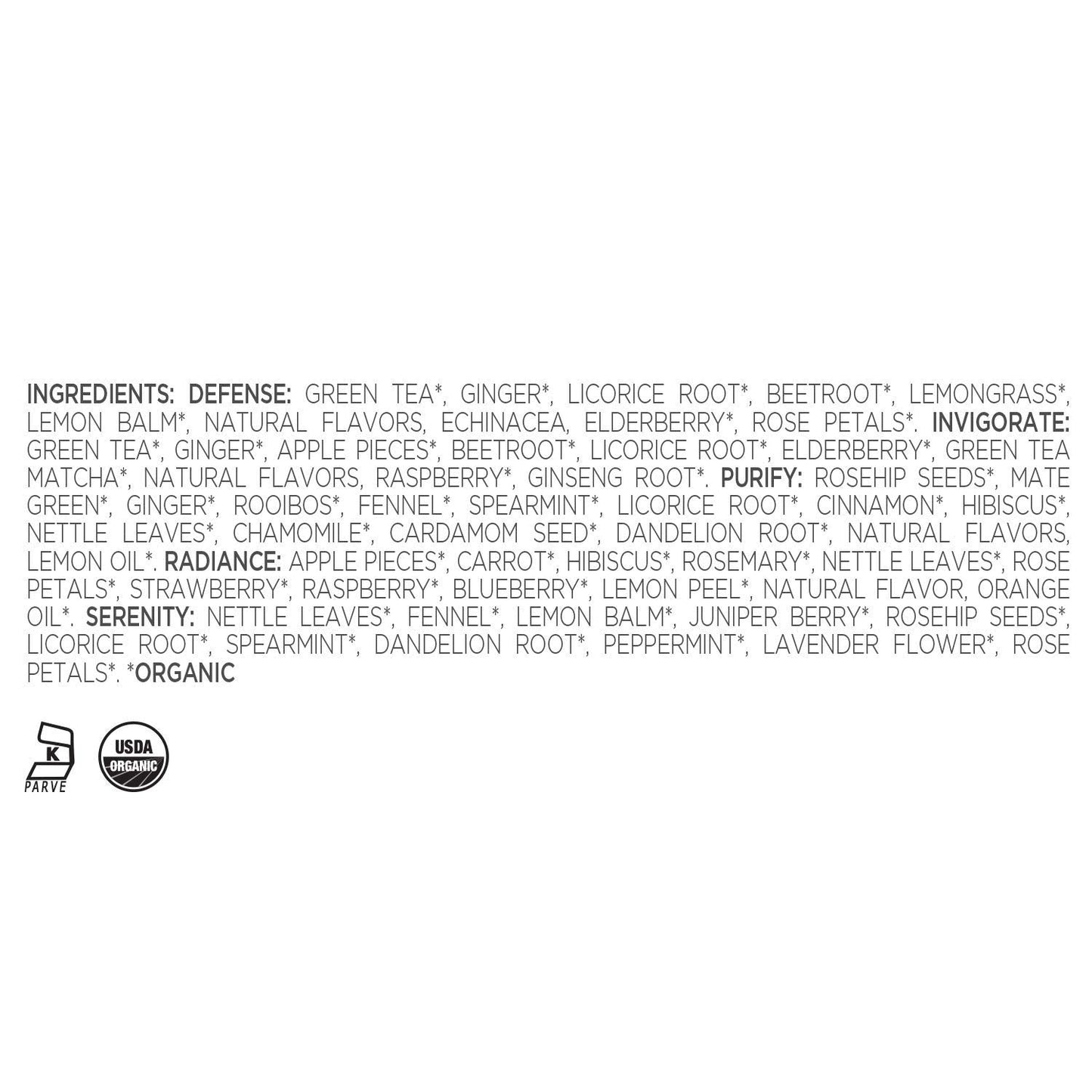 Tea Forte Wellbeing Assorted Presentation Box Tea Gift Set, 20 Count, 2 of Each Variety Individually Wrapped Handcrafted Pyramid Infuser Bags