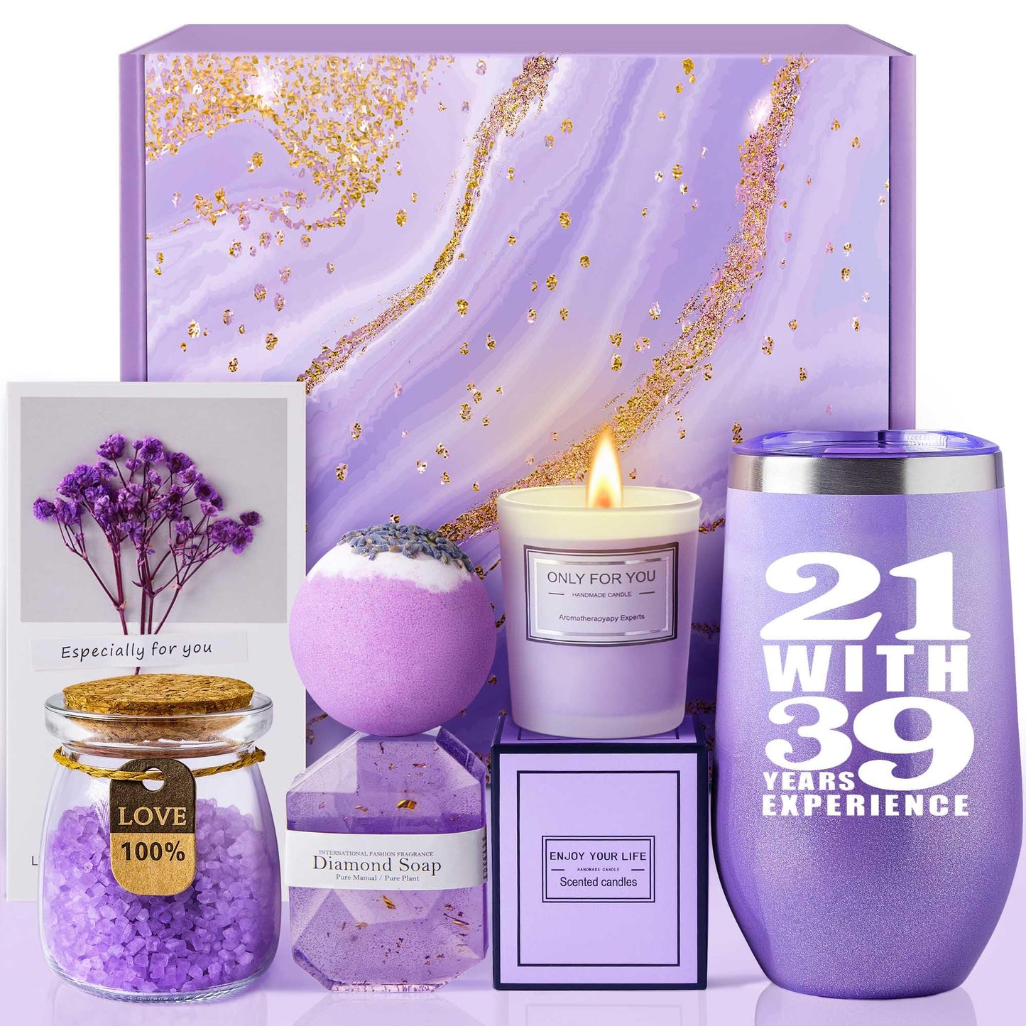 60th Birthday Gifts for Women, Happy 60th Birthday Gift Basket 1965, Funny Gifts for Women 60 Year Old, Unique Christmas Gift Ideas for Her Mom Sister Best Friend Wife Aunt Grandma Coworker Turning 60