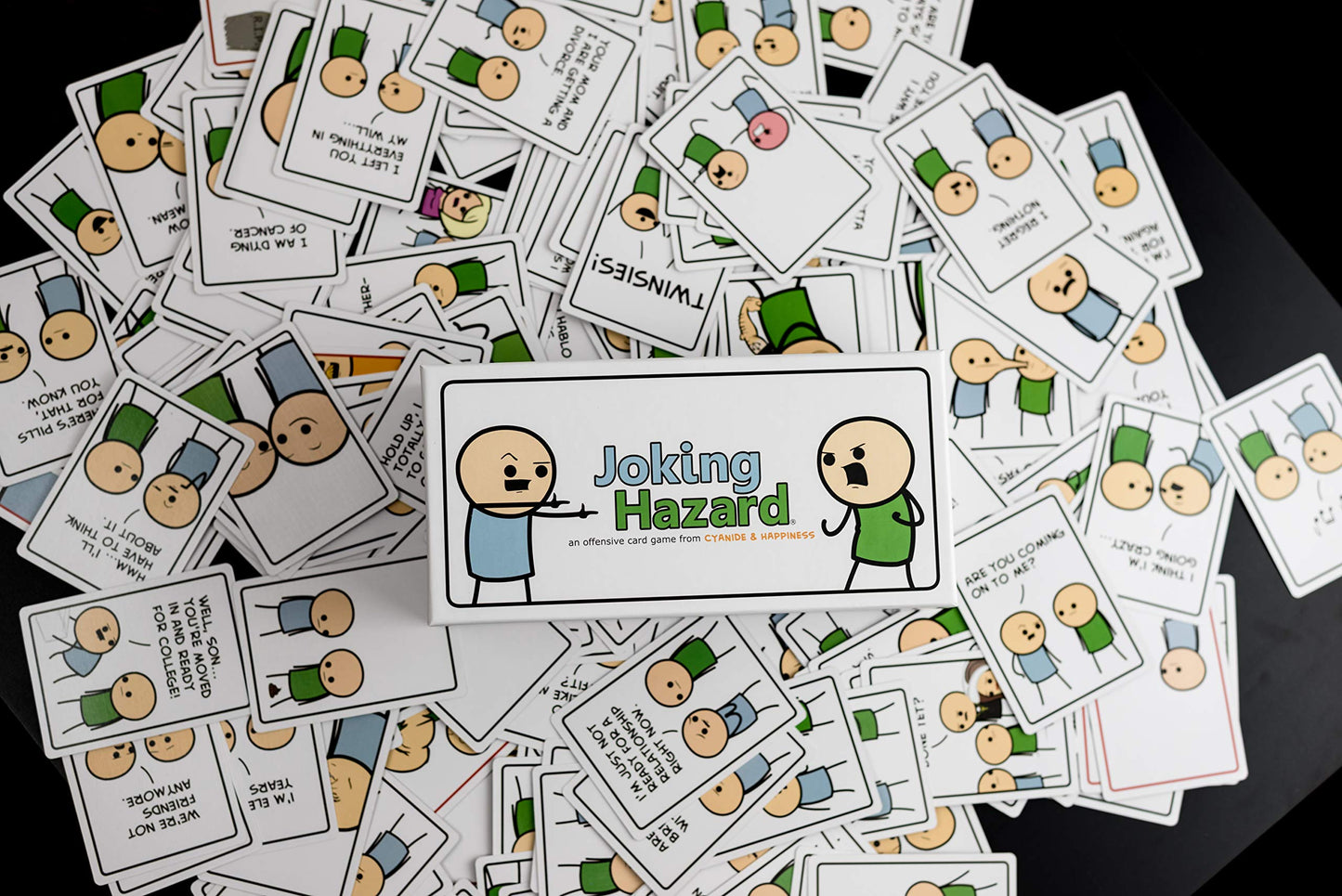 Joking Hazard by Cyanide & Happiness - 360+ Funny & Inappropriate Comic Cards, Hilarious Party Games | Includes Add-Your-Own-Words Cards